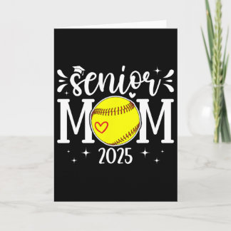 Softball Senior-Mutter eines Senior-Softballspiele Karte