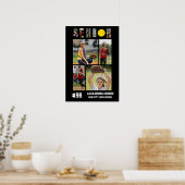 Softball Senior Night Graduation Player Poster (Küche)