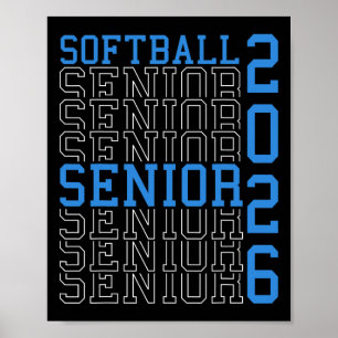 Softball Senior Night Softball Senior 2026 Absolve Poster