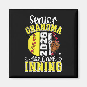 Softball Senior Oma 2026 Softball Senior Großmutte Magnet