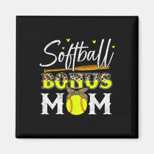 Softball-Shirt Frauen Stiefmutter Softball Bonus-M Magnet