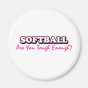 Softball sind Sie stark genug Magnet