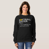 Softball Sister Definition 1 Sweatshirt (Vorne ganz)