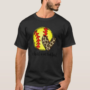 Softball Sister Softball Sister Muttertag T-Shirt