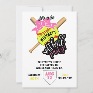 Softball, Softball-Party, Baseball-Thema, Mädchen