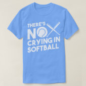 Softball Softball-Racket T-Shirt (Design vorne)