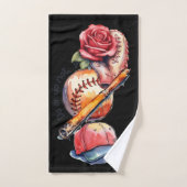 Softball Sommer Badhandtuch Set (Handtuch)