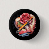 Softball Sommer Button (Vorderseite)