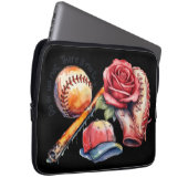 Softball Sommer Laptopschutzhülle (Vorne Rechts)