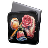 Softball Sommer Laptopschutzhülle (Vorderseite Links)