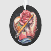 Softball Sommer Ornament (Vorderseite)