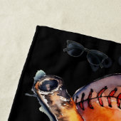 Softball Sommer Strandtuch (Beispiel)