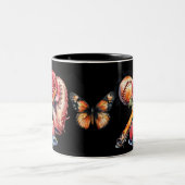 Softball-Sommer Zweifarbige Tasse (Mittel)