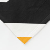 SOFTBALL Spaß Coole, helle blaue schwarze Racing S Fleecedecke (Ecke)