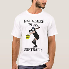 Softball Sports Player T-Shirt