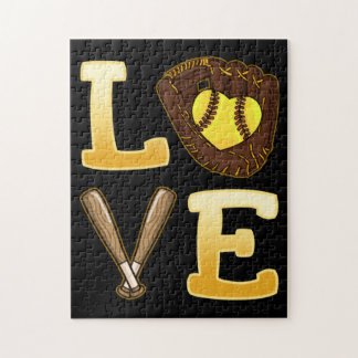 Softball Sports Softball Player Puzzle