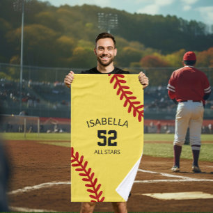 Softball-Sportshandtuch, Trainer-Badetuch Badhandtuch Set