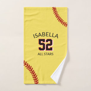 Softball-Sportshandtuch, Trainer-Badetuch Handtuch