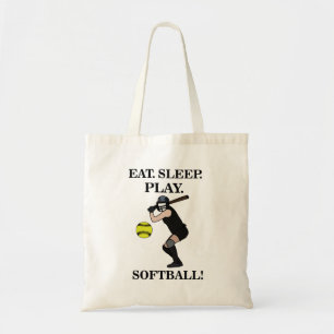 Softball-Sportsspieler-Trainer-Geburtstag Tragetasche