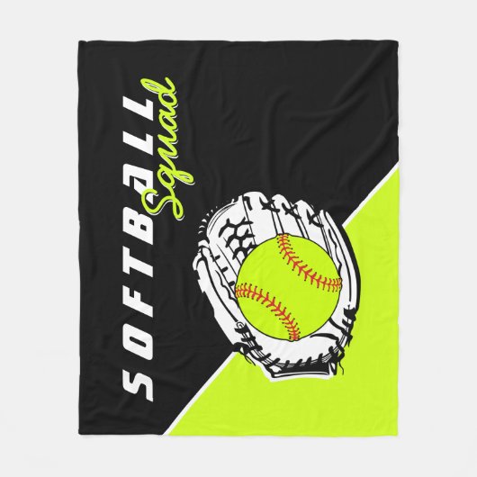 Softball Squad Fleecedecke (Vorderseite)