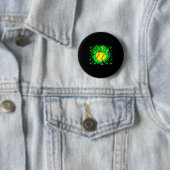 Softball St. Patrick's Day Leprechaun Shamrock Jun Button (Beispiel)