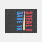Softball - Stechen ich wage Ya Fleecedecke (Vorderseite (Horizontal))
