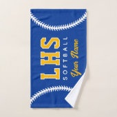 Softball Stiche Custom Sport Handtuch Team Anfangs (Handtuch)