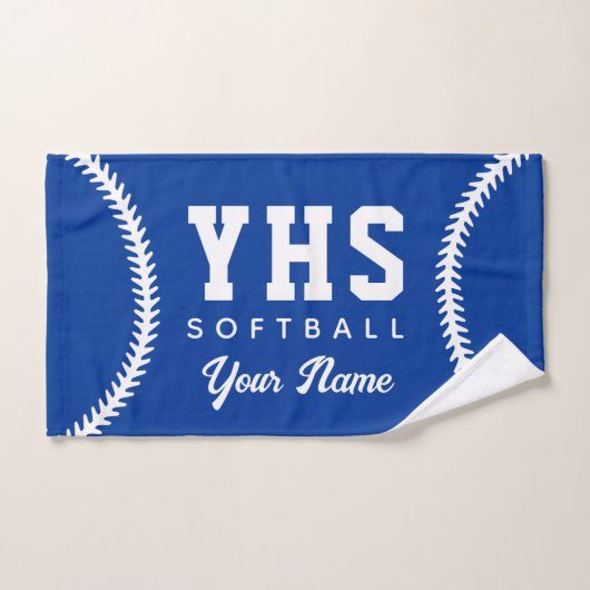 Softball Stiche Custom Sport Handtuch Team Anfangs (Handtuch)