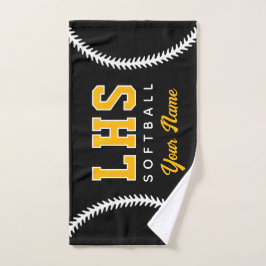 Softball Stiche Custom Sport Handtuch Team Anfangs