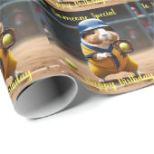 Softball Superstar: Das große Spiel der Guinea, Geschenkpapier (Rolleneckpunkt)