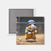 Softball Superstar: Das große Spiel der Guinea, Magnet (Vorderseite/Rückseite)