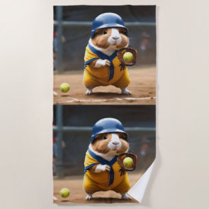 Softball Superstar: Das große Spiel der Guinea, Strandtuch