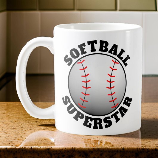 Softball Superstar Sport Kaffeetasse