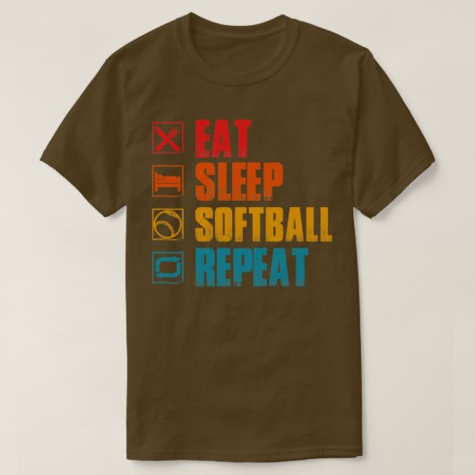 Softball T-Shirt (Design vorne)