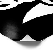 Softball Team Player ADD NAME Personalisierte Liga Poster (Ecke)