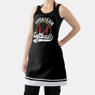 Softball Team Player ADD NAME Personalisierte Liga Schürze