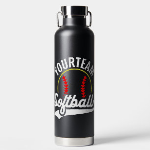 Softball Team Player ADD NAME Personalisierte Liga Trinkflasche