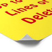 Softball Team Poster Software-Plakate für Spieler (Ecke)