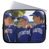 Softball-Teammitglieder Laptopschutzhülle (Vorderseite)