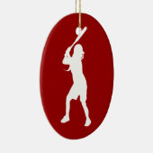 Softball-Teig-Verzierung Keramik Ornament (Rechts)