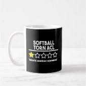 Softball Torn Acl Knee Verletzung wird bald gut Kaffeetasse (Links)