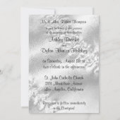 Softball trägt Hochzeits-Thema-Hochzeit zur Schau Einladung (Rückseite)