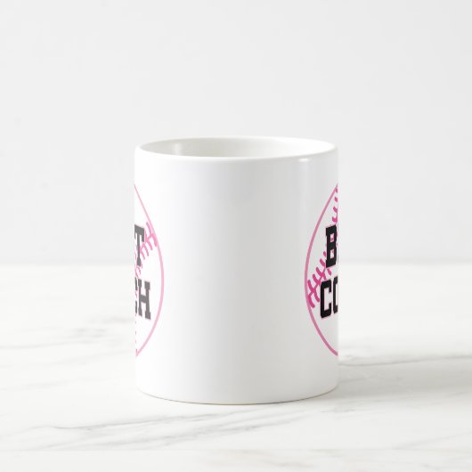 Softball-Trainer-(bestes) Geschenk Kaffeetasse (Mittel)