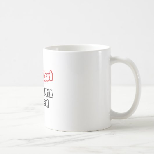 Softball-Trainer...Big Deal Kaffeetasse (Rechts)