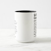 Softball-Trainer-Definition Benutzerdefinierte Wer Tasse (Zentrum)