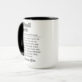 Softball-Trainer-Definition Benutzerdefinierte Wer Tasse (Vorderseite Links)
