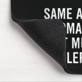 Softball-Trainer-Definition Lustig Mousepad (Ecke)
