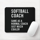 Softball-Trainer-Definition Lustig Mousepad (Mit Mouse)