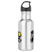 Softball-Trainer-Ehefrau beansprucht den Trainer Edelstahlflasche (Vorderseite)