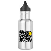 Softball-Trainer-Ehefrau beansprucht den Trainer Edelstahlflasche (Links)